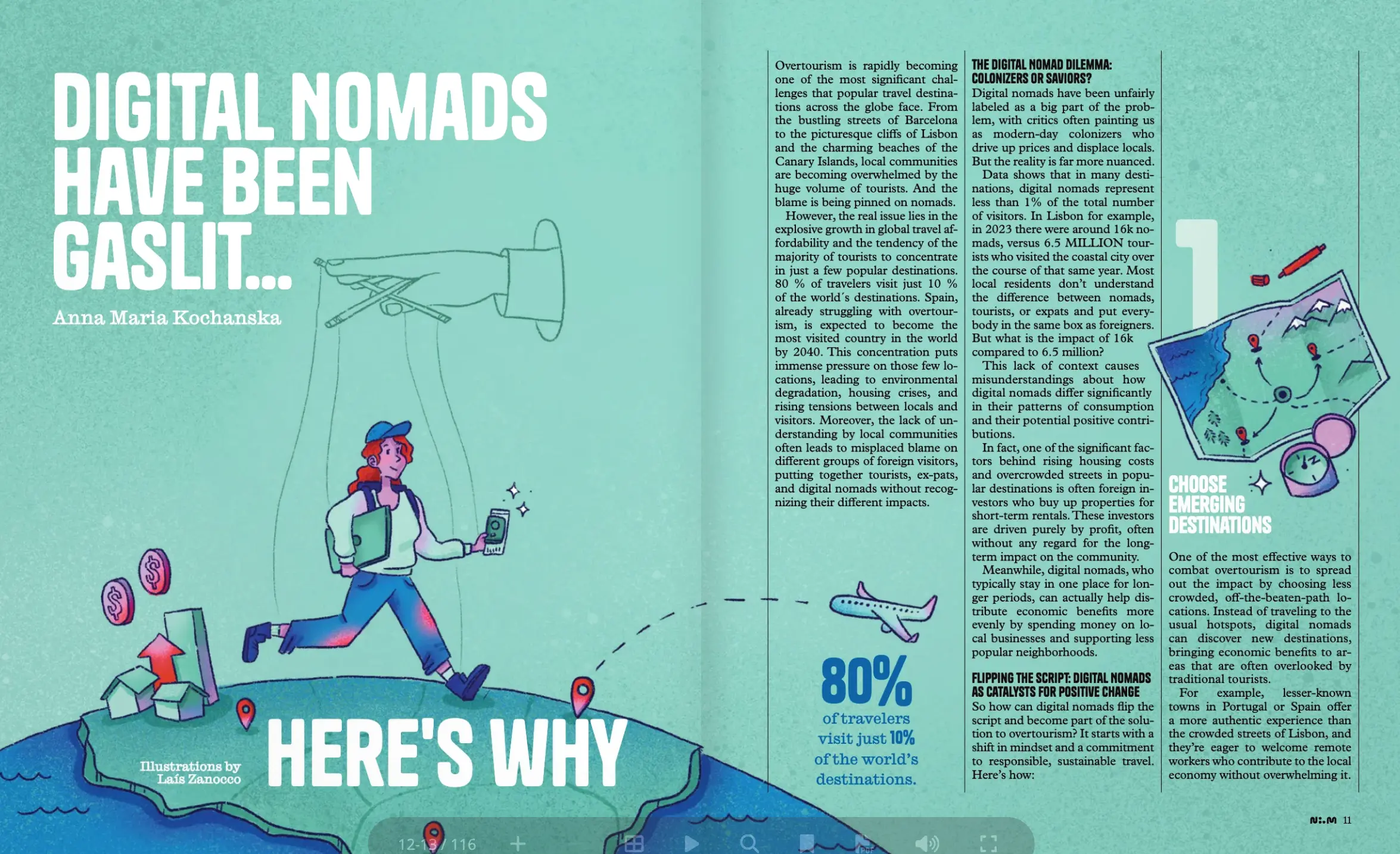 Anna Maria Kochanska - CEO of The Remote Impact on why digital nomads are unfairly blamed for overtourism