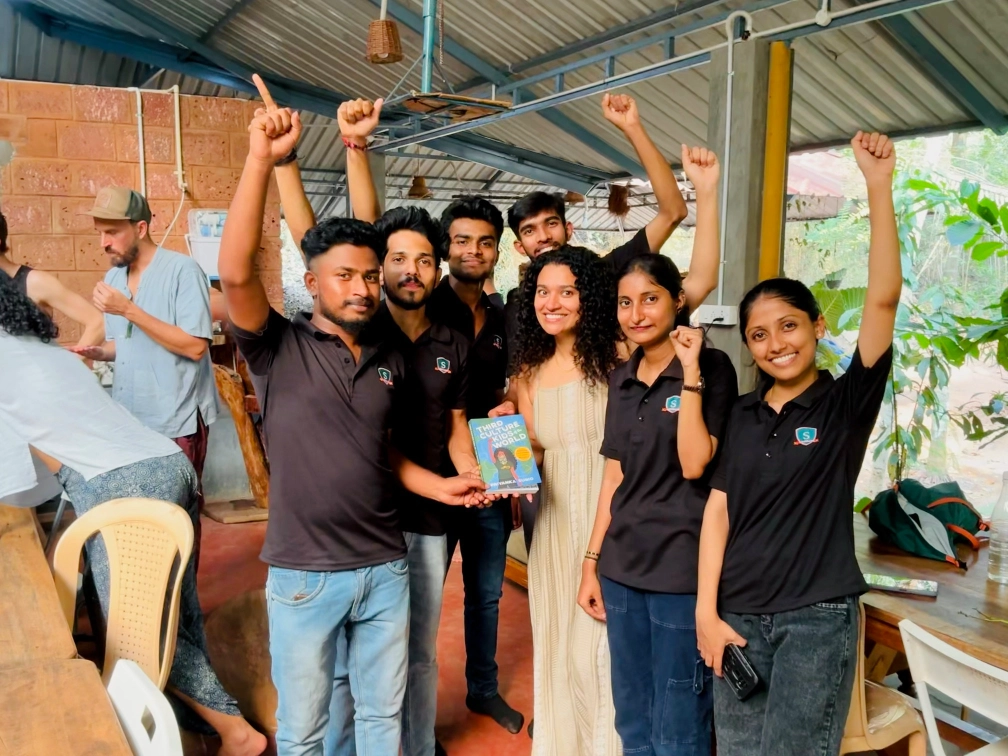 Woman with camera exploring cultural destinations in India