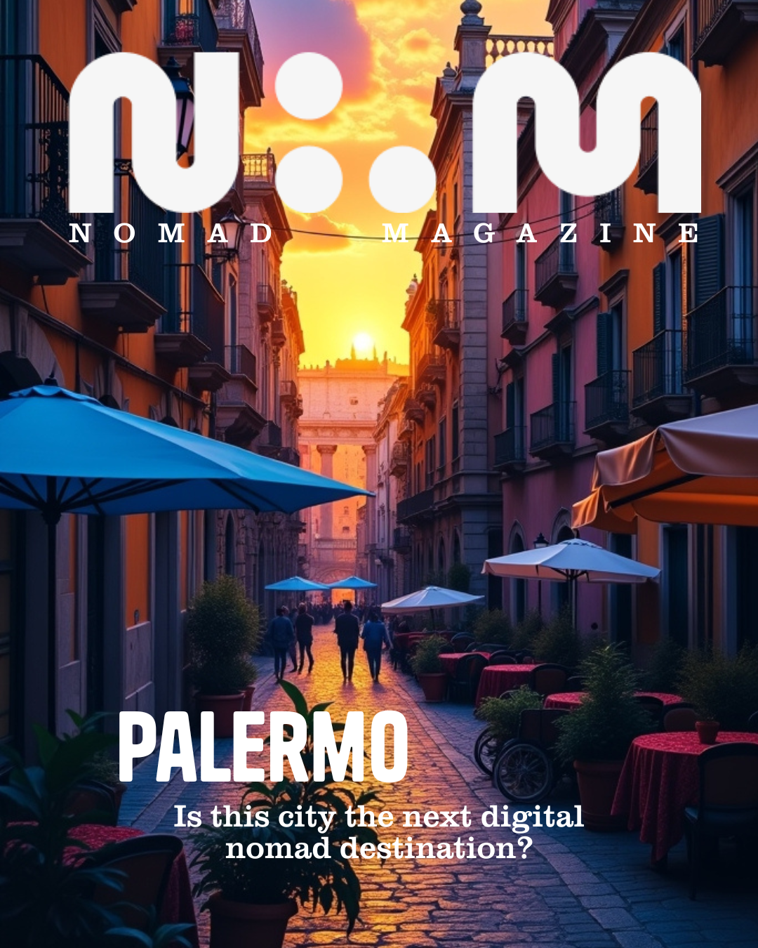 Italy Palermo Magazine Cover Example