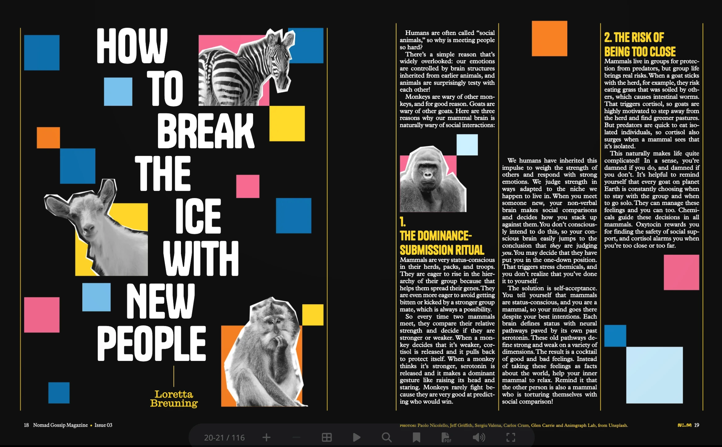 Dr. Loretta Graziano Breuning - author of Habits of a Happy Brain on breaking the ice with new people