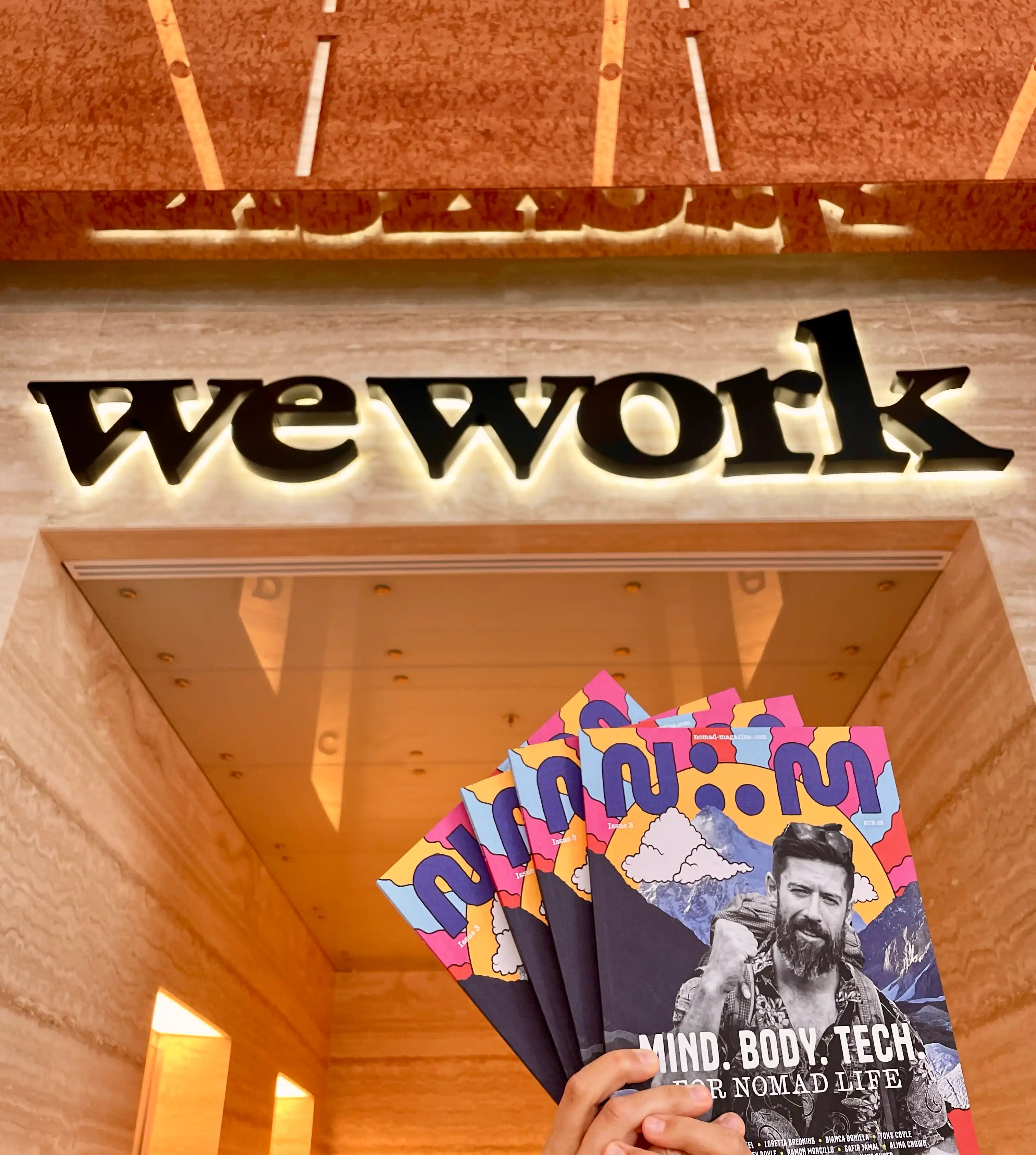 WeWork logo distribution in Poland Warsaw