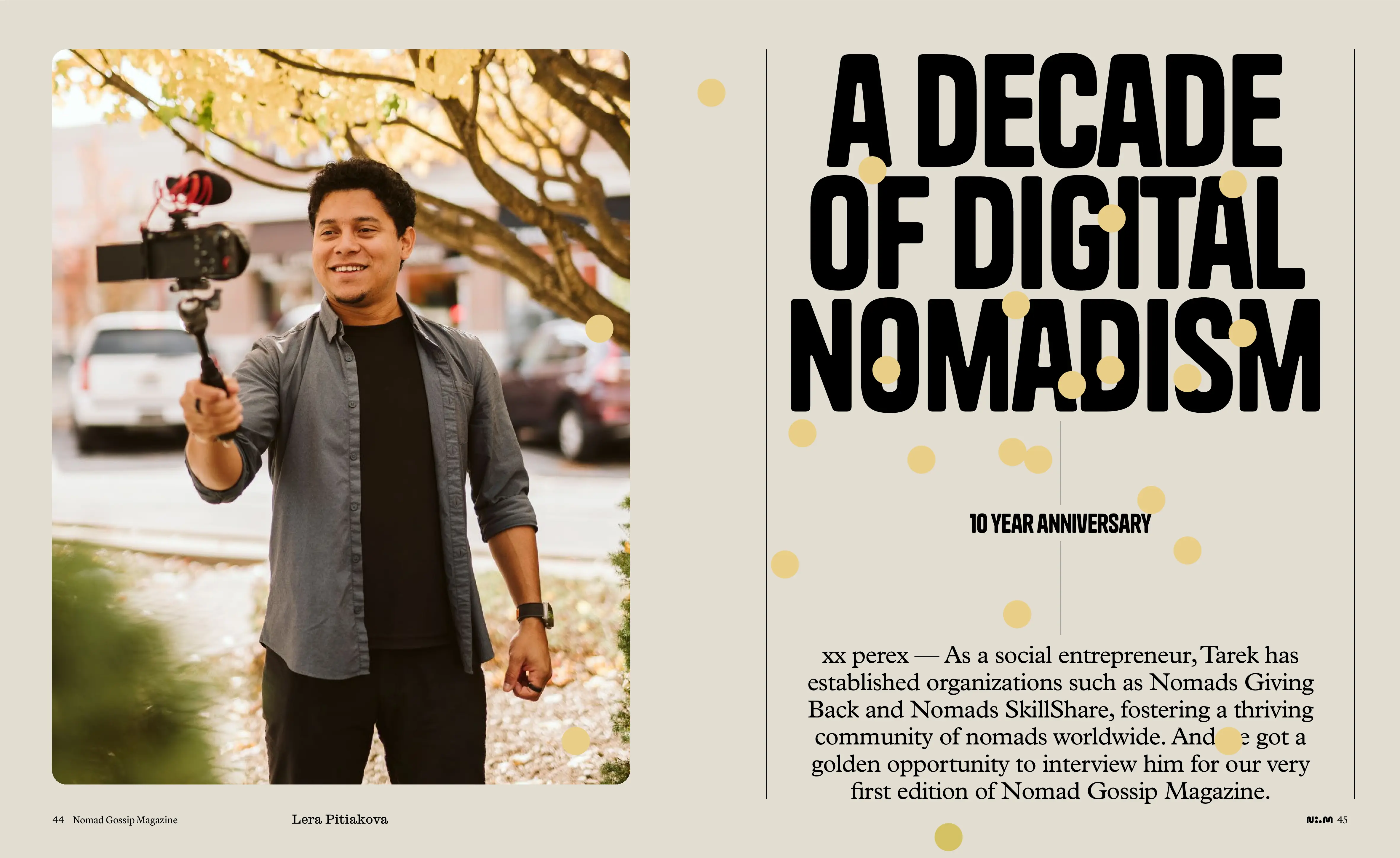 A Decade of Digital Nomad Life — Nomadbase reflections double page