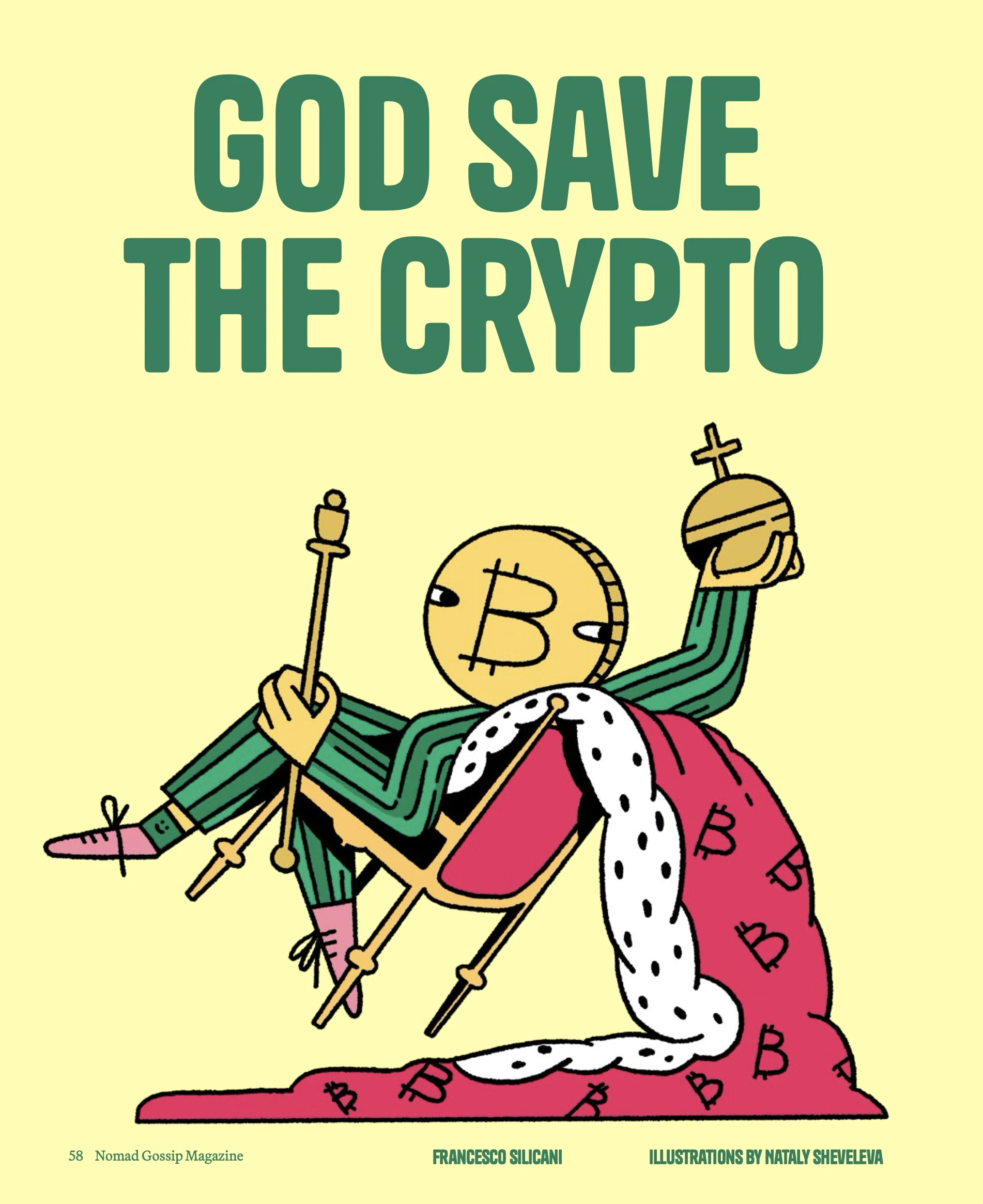 God Save the Crypto — Francesco Silicani article spread