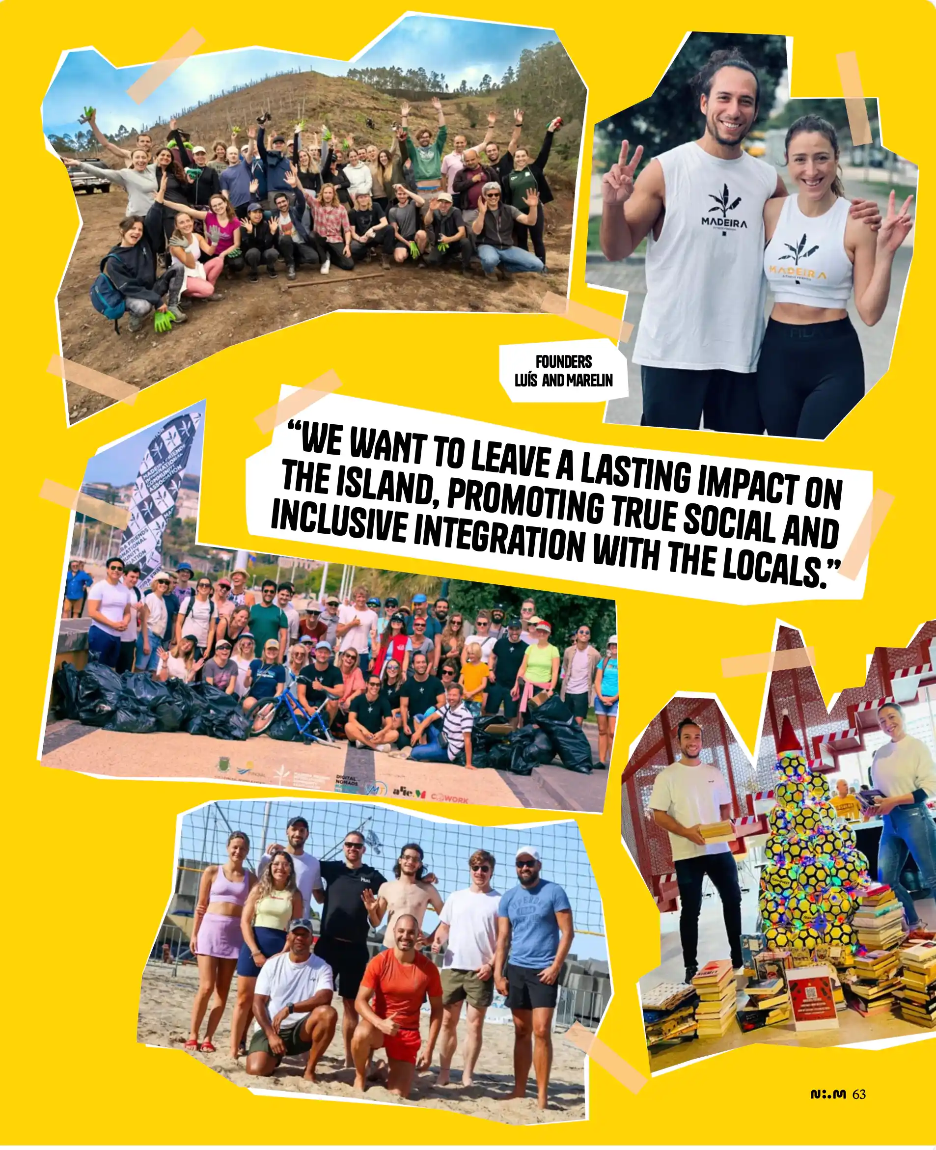 Madeira's thriving nomad scene — article spread