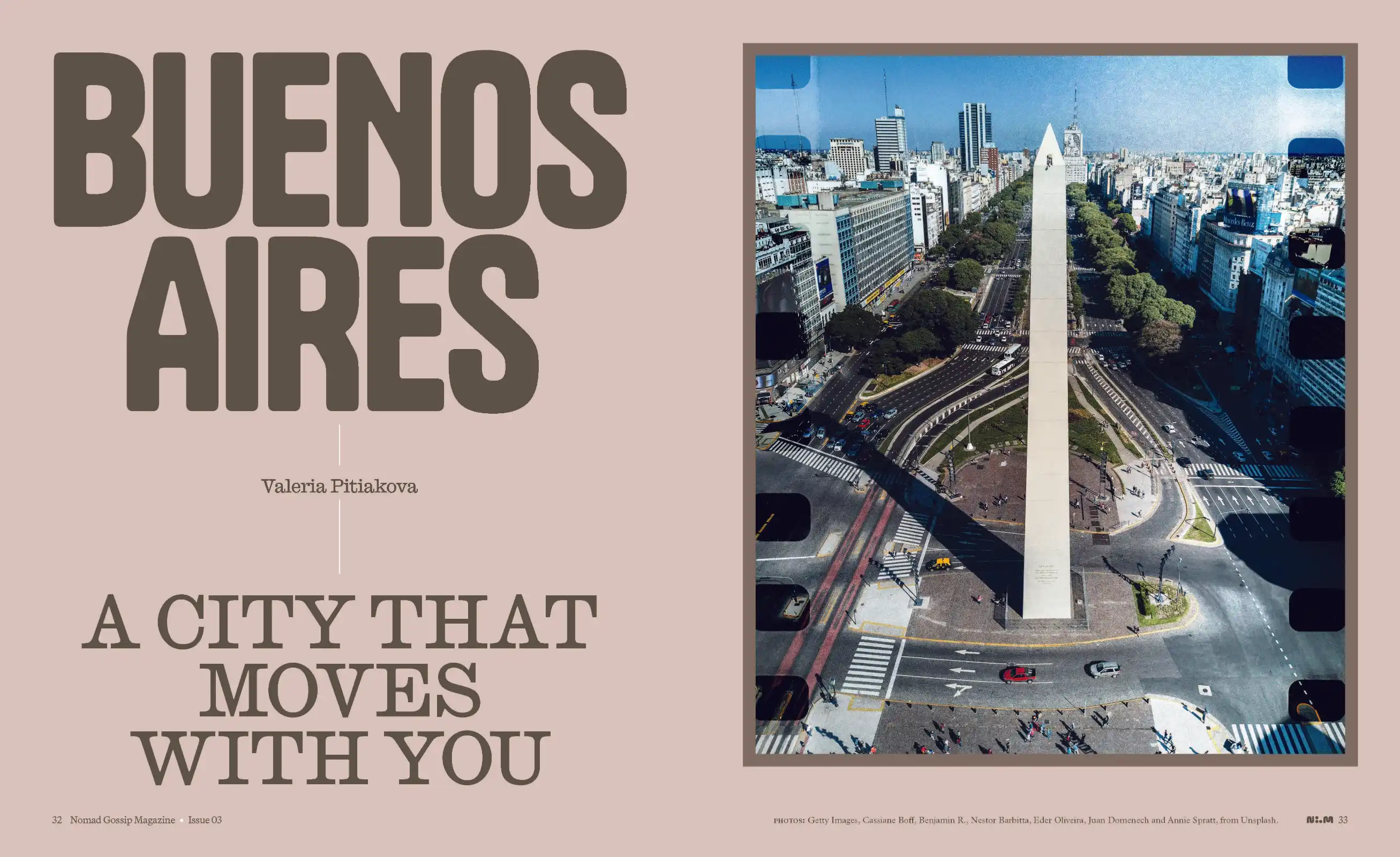 Buenos Aires article spread