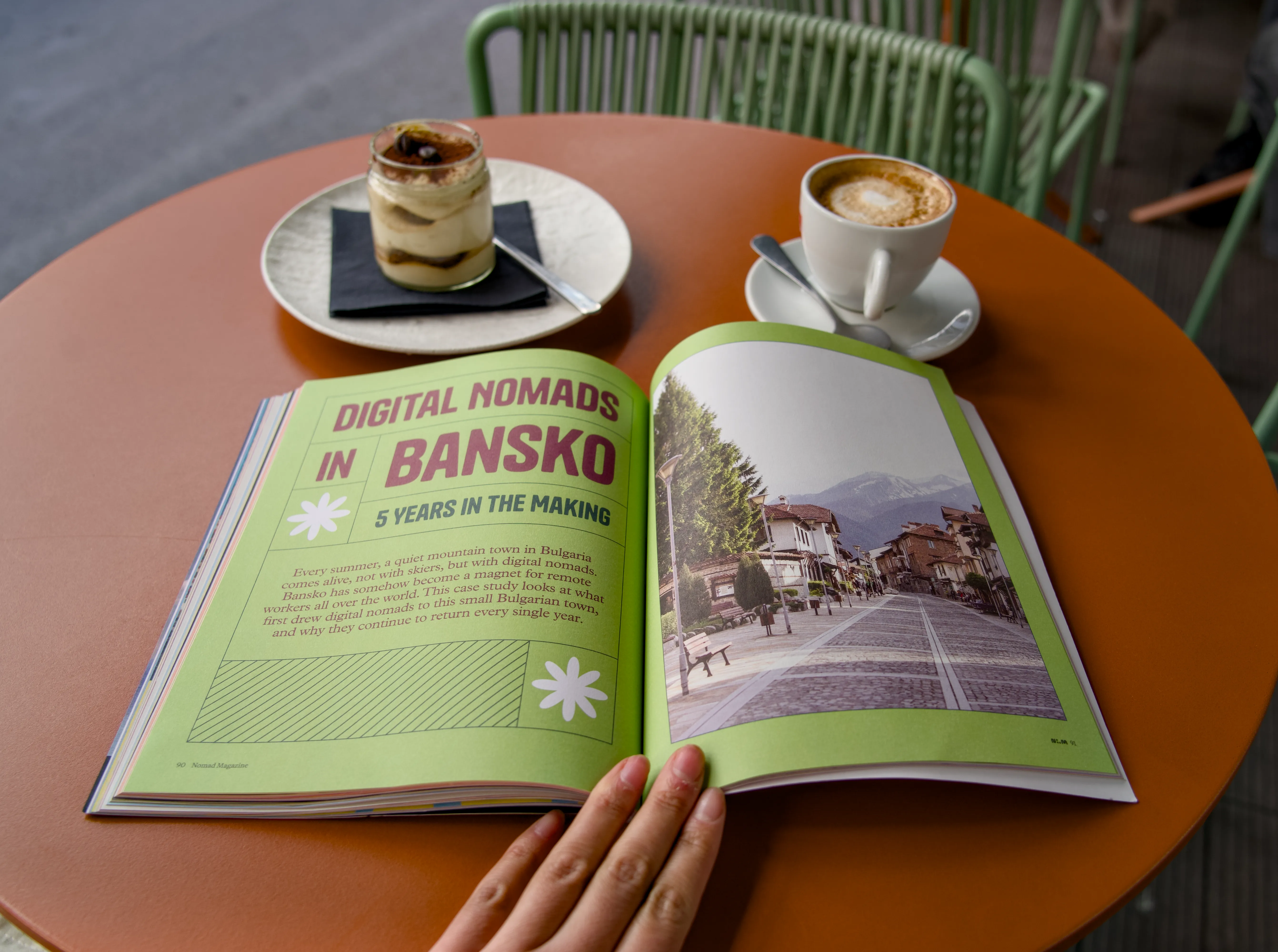 Digital Nomads in Bansko — article spread