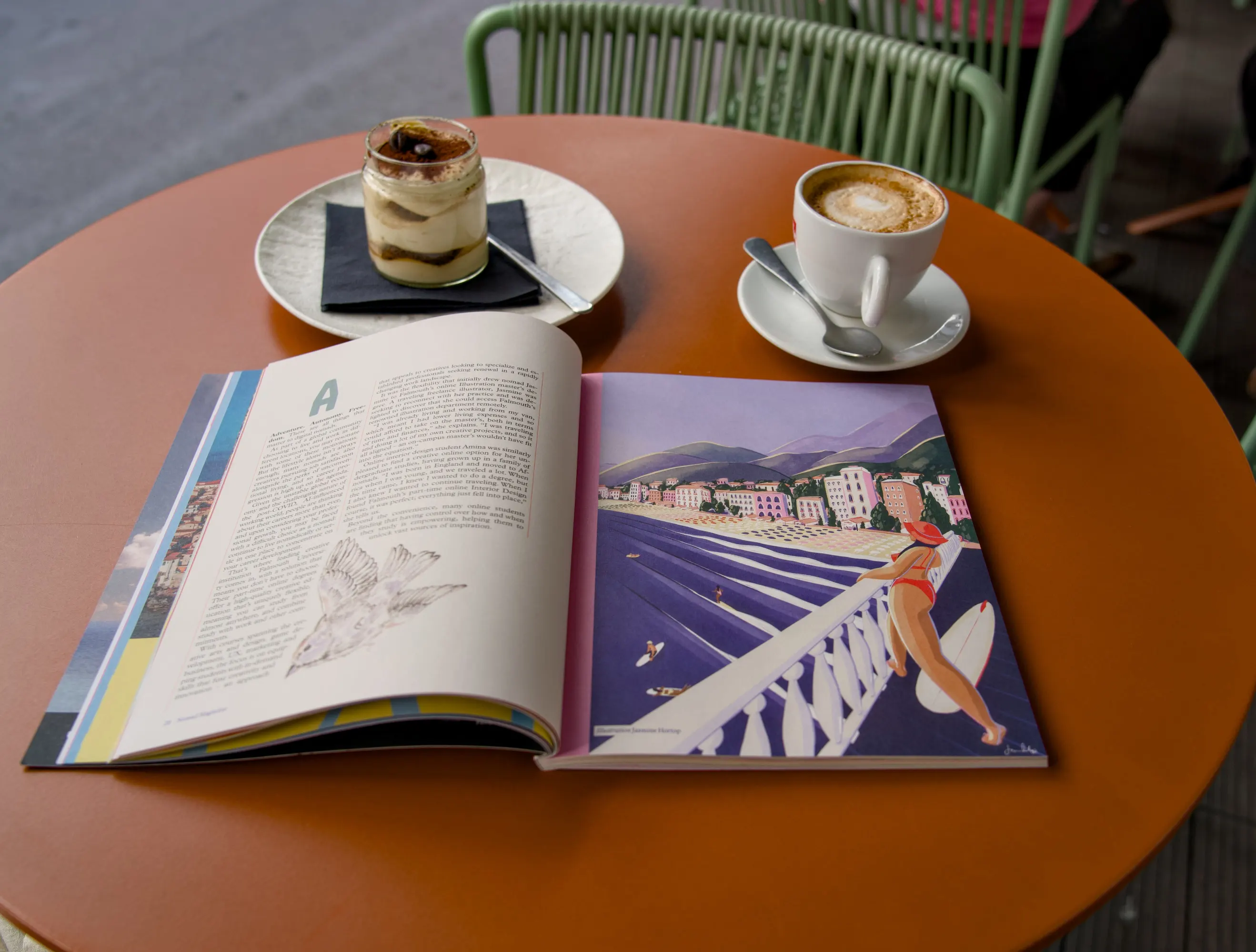 Creative Education — Falmouth University article spread in Nomad Magazine Edition Four