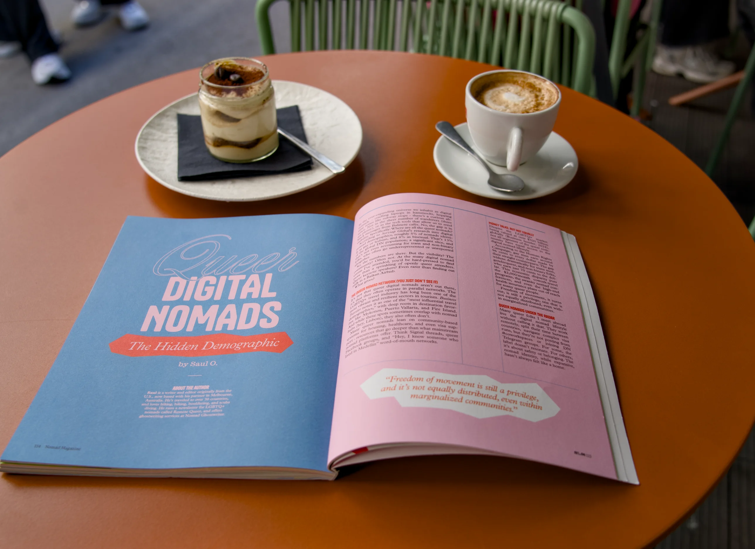 Queer Digital Nomads: The Hidden Demographic — article spread