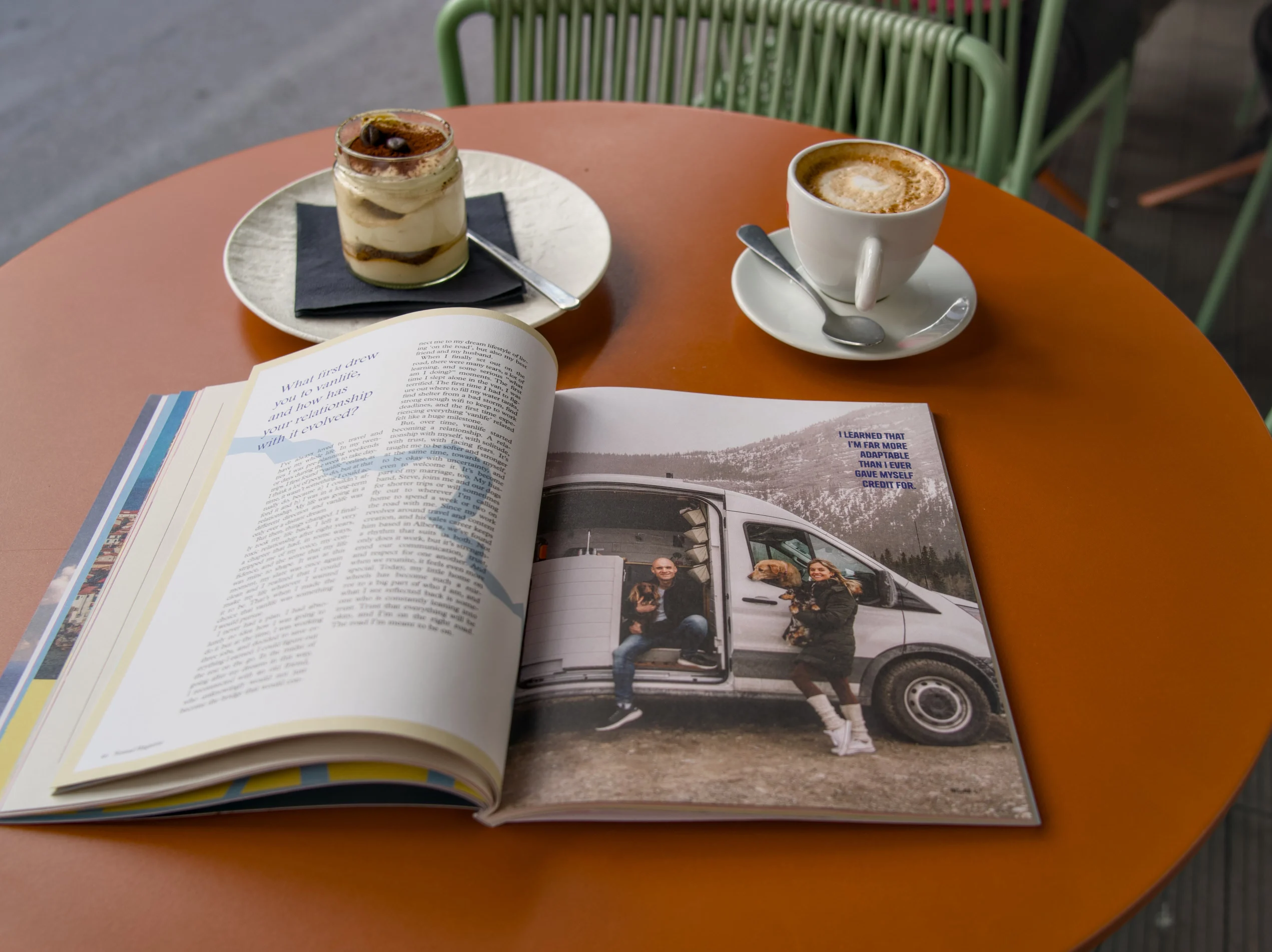 Van life photo feature in Nomad Magazine Edition Four